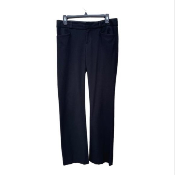 Banana Republic Women's Sloan Fit Black Trousers Size 4 - Picture 2 of 5